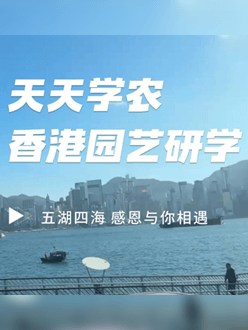 与香港园艺学会结合进行香港园艺研学，专业园境师带队解说。